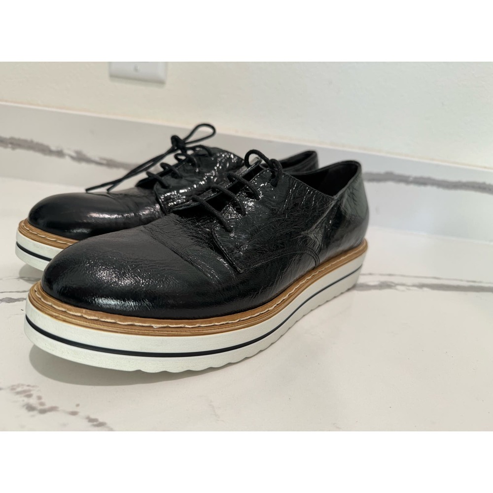 Summit by White Mountain‎ Belinda Oxford Women's Shoes Black Patent Size 39